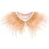 Peach <br> Feather Capelet